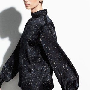 Vince Constellation Turtlenect Blouse